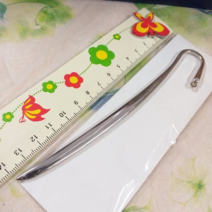 13.5 cm aste di metallo basi per segnalibro fai da te bigiotteria bomboniere con occhiello per ciondoli charms bijoux perline