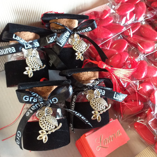 BARATTI Cappello Laurea Rosso, 24 Pezzi, Bomboniera Porta Confetti, Festa, Party BARATTI Cappello Laurea Rosso, 24 Pezzi, Bomboniera Porta Confetti, Festa, Party