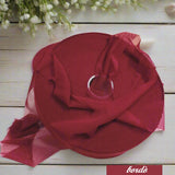 bordò burgundy molto elastico stretch tessuto fettuccia borse uncinetto lycra piatta alta larga filato elasticizzato di tulle per cestini cuscini abbigliamento moda mare pochette clutch bags