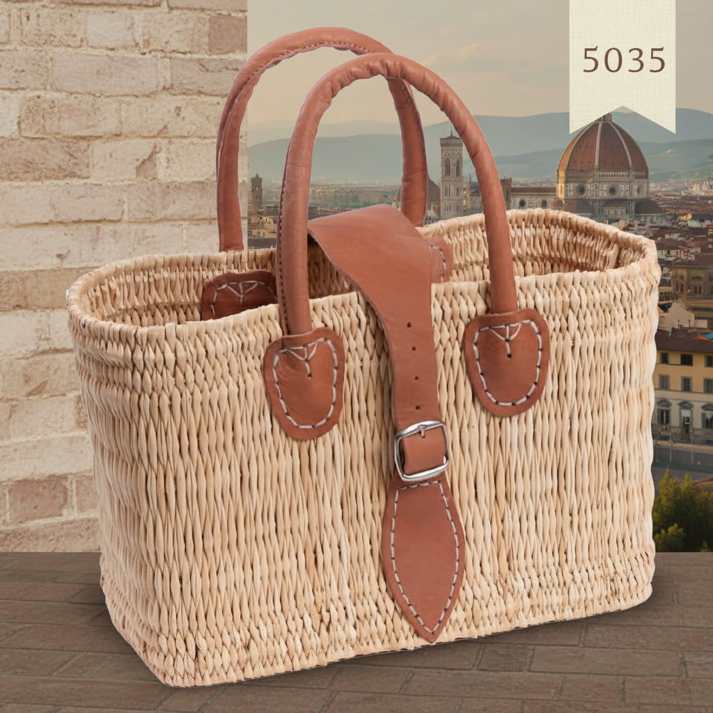 chiusura manici simil-cuoio borsa giunco per spiaggia mare estiva di paglia da decorare con applicazioni passamaneria rivestire tessuto uncinetto rafia fiori crochet mattonelle granny