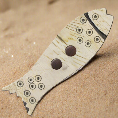 forma pesce bottoni gioiello da cucire per pochette borse zainetti artigianali fatte a mano articoli merceria cucito creativo bijoux chiusure gioielli bigiotteria