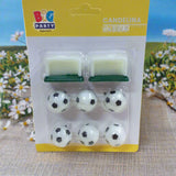 idea decorazioni torte scenografiche e festa party favors originali porta campo da calcio candela palloni bomboniere sport confezionate confetti italiani nastro colori squadre uso ricordini Comunione Cresima 18 anni laurea eventi