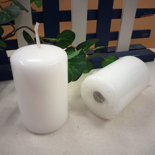 cera bianca tedesca shop online forma cilindrica candela moccolo cero da decorare fai da te per composizioni floreali centrotavola natale packaging idea regalo vetrinistica con fiori