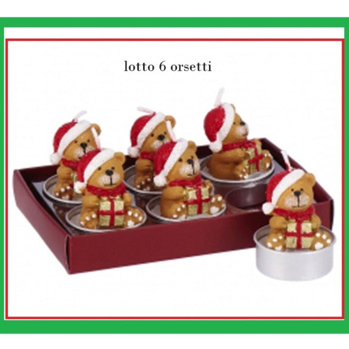 Fade Set Due Pezzi Candela Natalizia a Forma di Albero di Natale Verde innevato in Cera 2,5xh25 cm Fade Set Due Pezzi Candela Natalizia a Forma di Albero di Natale Verde innevato in Cera 2,5xh25 cm