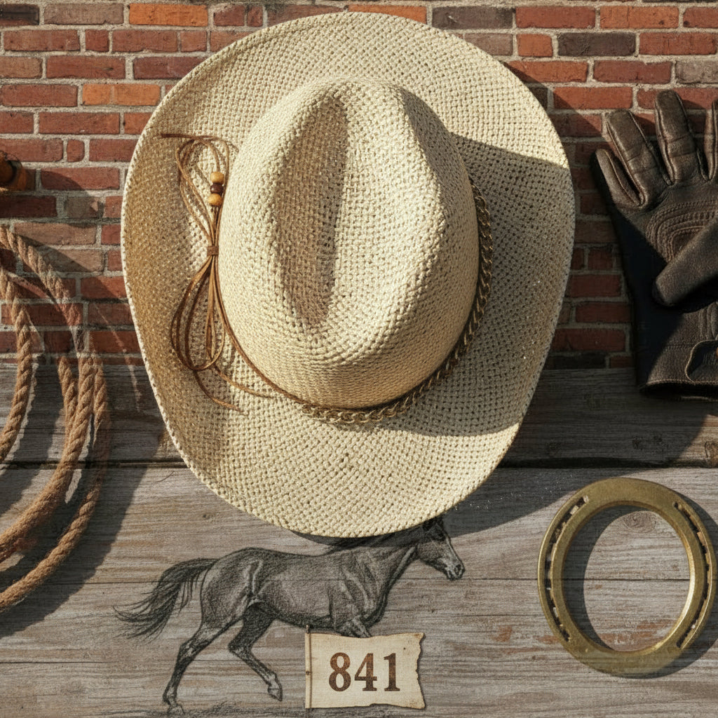 cowboy sportivo tesa economico cappello donna paglia rafia estivo per mare spiaggia da decorare personalizzare scritte nomi tricotin con tubolare e pompon fiori uncinetto intreccio macramè