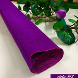 PF593 viola shop online vendita a rotoli carta crespa pesante 180 g colorata per realizzare composizioni di fiori grandi giganti decorazioni packaging allestimenti vetrine