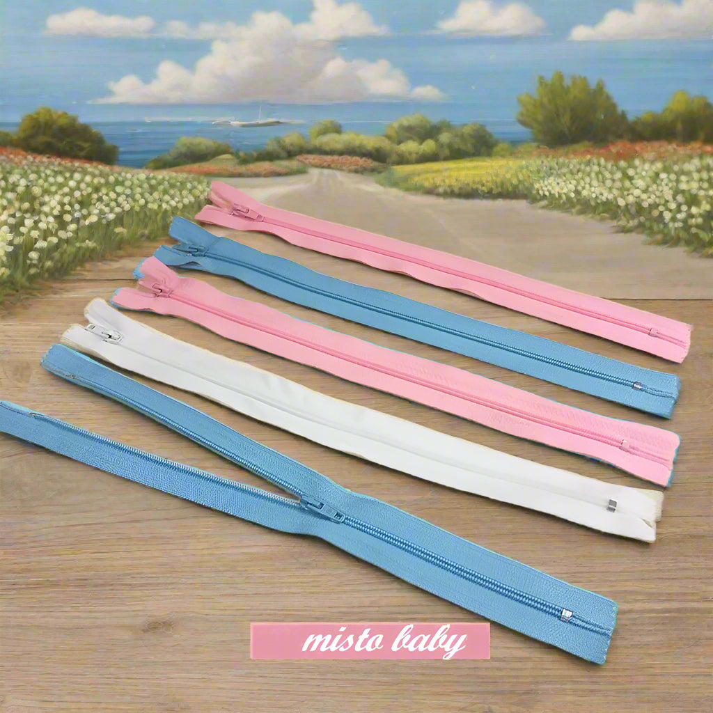 assortimento cerniere colori baby chiusure lampo con zip per borse artigianali fai da te uncinetto lavori con ferri da maglia pochette stoffa clutch bags chunky borsette di cucito creativo