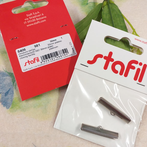 AHANDMAKER 200 clip per corda in pelle, 0,7 x 0,5 cm, colore AHANDMAKER 200 clip per corda in pelle, 0,7 x 0,5 cm, colore