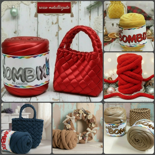 velluto velvet metallico ecopelle teddy 1/2 o 1 kg fettuccia ripiena marshmallow filato borse gigante grosso spesso imbottito chunky bags tubolare intrecciare a mano senza uncinetto pochette o ghirlanda fuoriporta natalizia