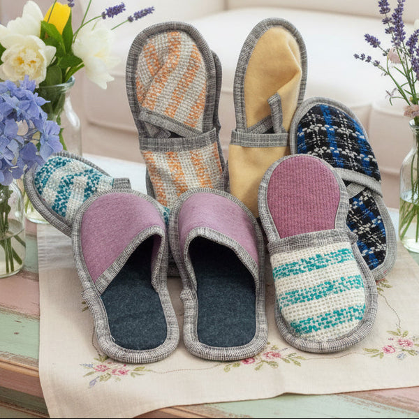 Antiscivolo Solette Per Pantofole Uncinetto Feltro Suole Per