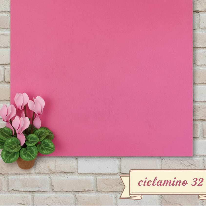 rosa ciclamino 32 per fommy gomma crepla carta eva 1 mm foam mousse foamy uso creare moosgummi sottile modellabile hobby bambole fate follettine natalizie foglie fiori piantine primavera pasquali