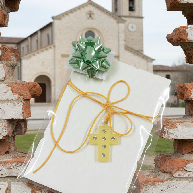 Collana Croce Argento 925 Per Bambini Collana Croce Argento 925 Per Ragazzi - Ciondolo 17mm Con Catena 40cm, Con Astuccio Collana Croce Ragazzi - Foto 10