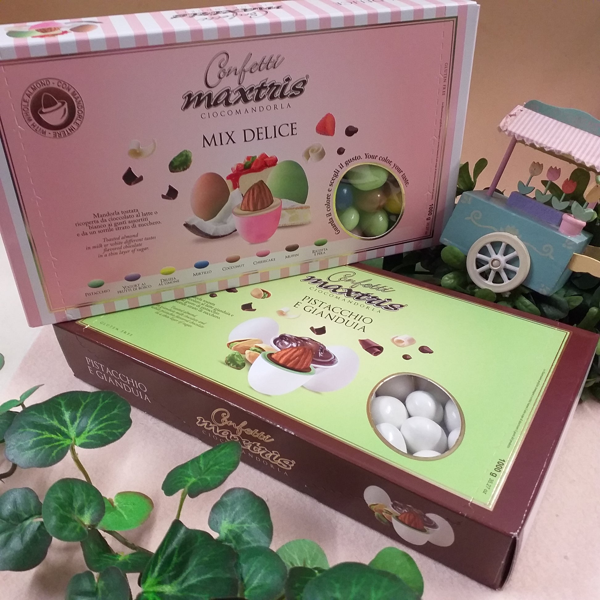 bianchi o colorati mix delice pistacchio yogurth limone mirtillo cocco cheesecake  muffin gianduia cioccolato bianco latte mandorla cioccomandorla confetti gusti misti frutta uso confettata matrimonio battesimo cresima comunione compleanno fai da te bomboniere