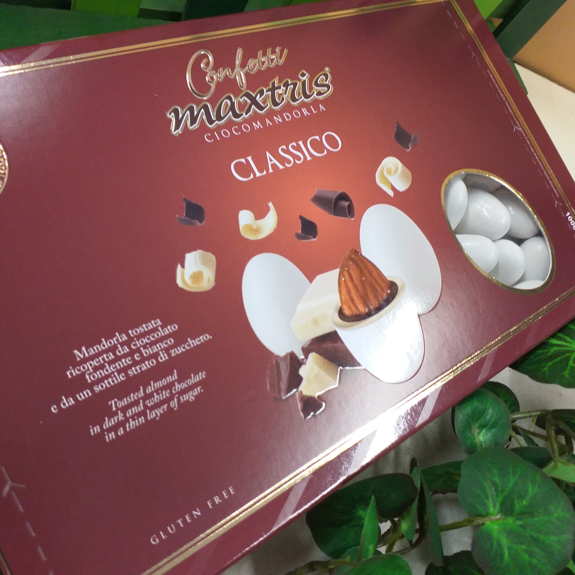 gusto classico senza glutine bianchi cioccolato bianco fondente e mandorla cioccomandorla confetti gusti misti uso confettata matrimonio battesimo cresima comunione compleanno fai da te bomboniere