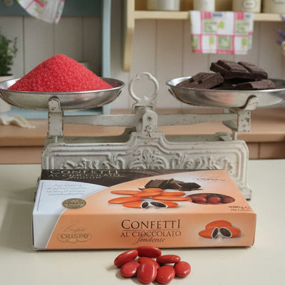 Confetti laurea rossi cioccolato Maxtris mandorla e gusti dragées