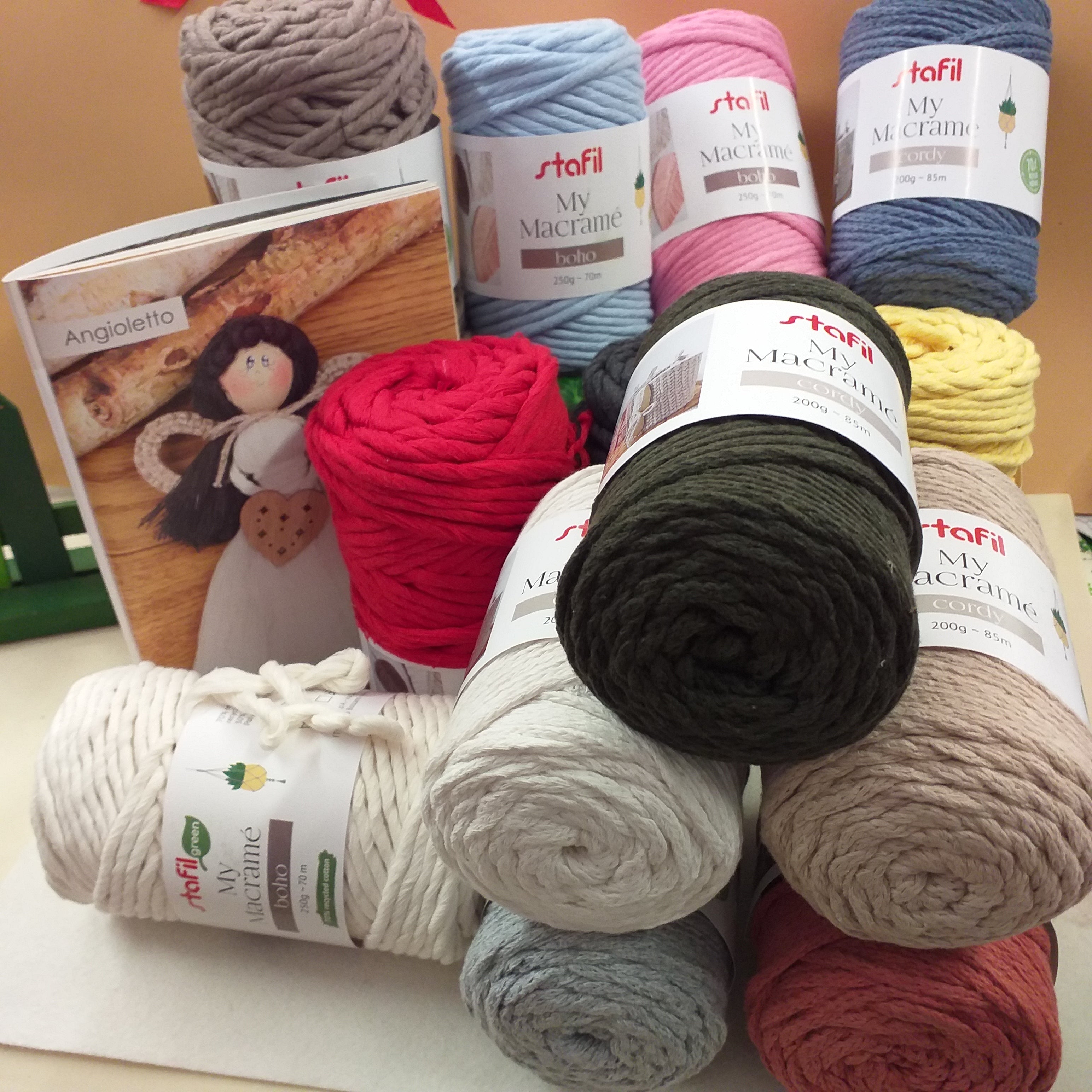 Filati uncinetto lana cotone ferri a maglia vendita online e negozio –  hobbyshopbomboniere