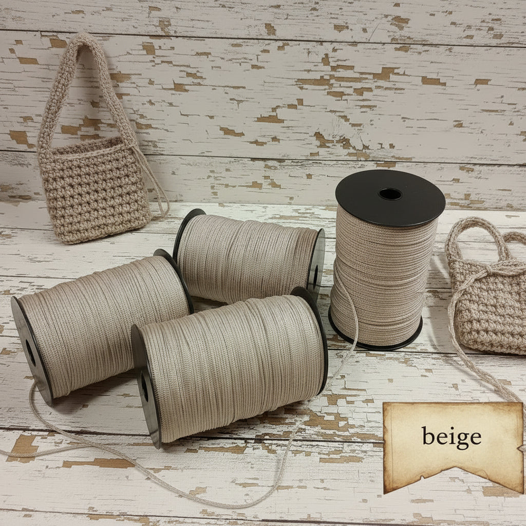 beige chiaro tripolino cordino thai cordoncino borse uncinetto ferri maglia stafil uso pochette clutch bags cerimonia sera ciabatte corda cappelli bijoux