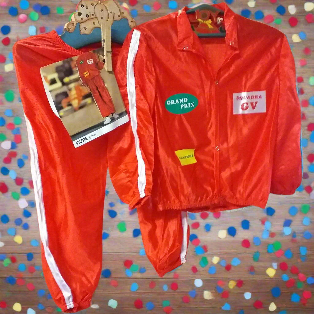 simboli applicazioni grand prix squadra gv campione costume carnevale pilota automobilismo vestito abito per bambino ragazzo