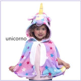 unicorno  animali arca di Noè mantella peluche abito vestito costume di carnevale bebè bimbo bimba 2-3 anni