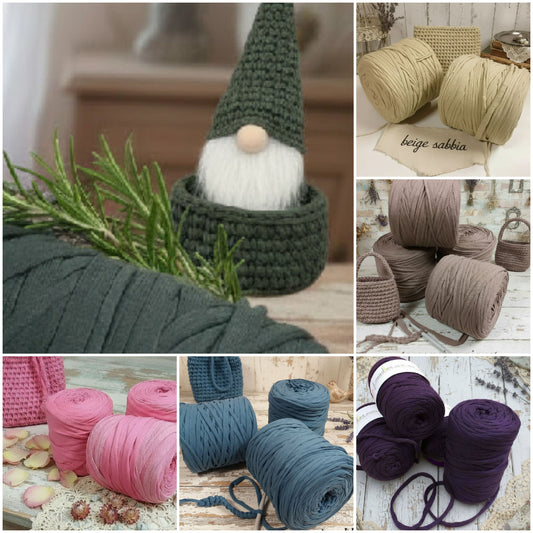 verde olivo beige sabbia nocciola marrone fucsia rosa blu avion viola melanzana rotolo fettuccia uncinetto borse elastica cotone uso pochette clutch bags cestini natalizi culle neonati pelosetti abbigliamento inverno scaldacollo collane