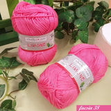 fucsia 38 stafil-schoeller limone stock filo di cotone grosso per uncinetto ferri lavori a maglia 3-4 uso sferruzzare crochet top costumi estivi scialli maglie sandali espadrillas capelli bambole di pezza moda mare abbigliamento mattonelle granny