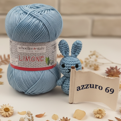 filato grosso azzurro stafil-schoeller limone lana stock filo di cotone  per uncinetto ferri lavori a maglia 3-4 uso sferruzzare crochet top canotta costumi estivi scialli maglie sandali espadrillas capelli bambole di pezza moda mare abbigliamento