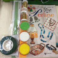 manuale Demetra materiale del kit margherite creare decorare con le perline veneziane oggettistica per la casa accessori bijoux