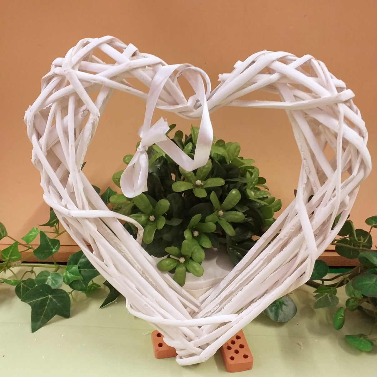 HTN - Decorazione Natalizia In Pvc Verde Rattan 1,8 M Di Rattan Ghirlanda Di Rattan 8012057240584 - Foto 7