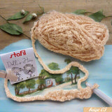 beige 03 fai da te parrucca bambola con lana bouclè filato boccoli ricciolino per capelli ricci pigottine di stoffa pezza tessuto Doll's Hair stafil ad uso uncinetto ferri da maglia borse shop online