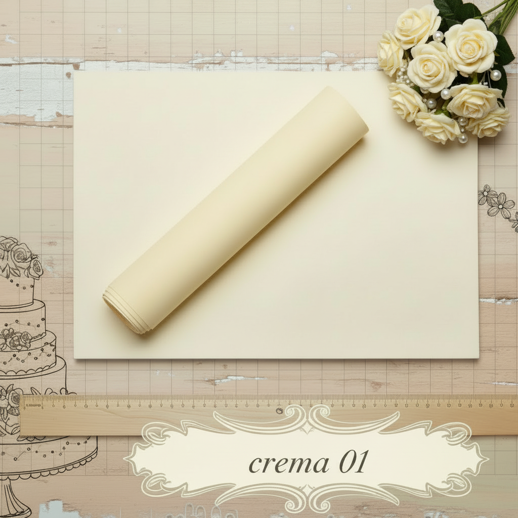 gomma crepla eva fommy 2 mm carta stafil moosgummi colori fiori pasquali rose matrimonio bamboline di pupazzi torte compleanno foam mousse foamy  crema 01 mpn 719000