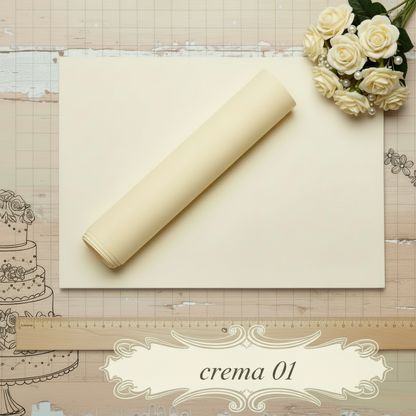 gomma crepla eva fommy 2 mm carta stafil moosgummi colori fiori pasquali rose matrimonio bamboline di pupazzi torte compleanno foam mousse foamy  crema 01 mpn 719000