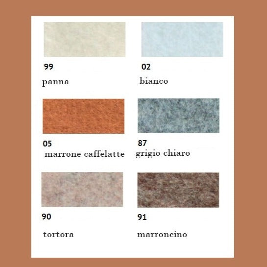 Stelle In Feltro - 10 Pezzi - Colori Rosa Pallido - 100% Lana - Foto 7