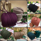 blu ottanio bordeaux beige marrone nero mattone Wiggly fettuccia per borse uncinetto crochet bag pochette eco cotone lycra di qualità special edition Cucirini Tre Stelle filato yarn garne t-shirt colorato moda fashion abbigliamento e cestini