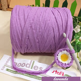 119911 glicine lilla lavanda Noodles per bimba t-shirt garn fettuccia stafil elastico cotone stretch uso borse uncinetto cestini tappeti cuscini collane culle porta enfant addobbi fiocco clutch bags oggetti nascita