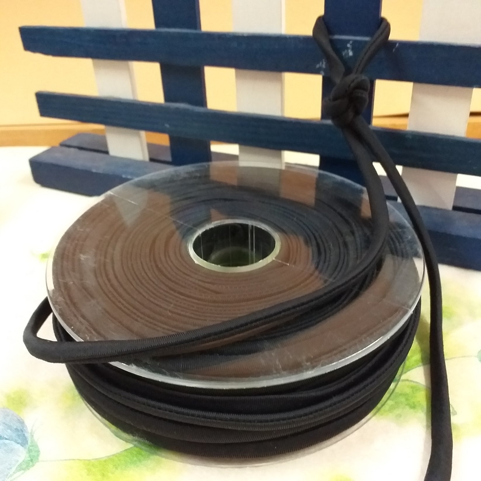 DAHI 3cm Elastico per Cucito Nero - 20 Metri Fettuccia Elastica Piatto - Elastico per Cucire Vestiti, Pantaloni