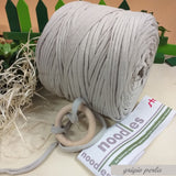 grigio perla fettuccia elastica cotone per uncinetto stretch gomitoli uso cestini fiori handmade crochet cucito creativo t-shirt yarn zainetto borse clutch bags