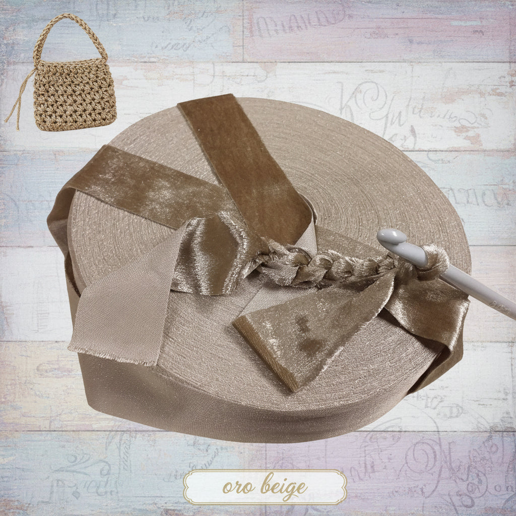 maglina oro beige velvet crochet fettuccia velluto per borse uncinetto pizza per clutch bags pochette cerimonia matrimonio eleganti borsette