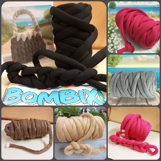 velluto velvet lurex cotone 1 kg fettuccia ripiena marshmallow filato borse gigante grosso spesso imbottito chunky bags tubolare intrecciare a mano senza uncinetto pochette