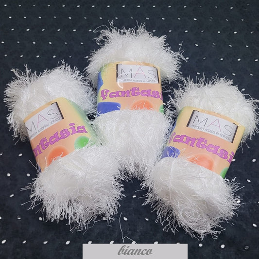 bianco lana con frange colori autunnali MAS cordino fantasia pelosetto pelliccioso ecologico cordoncino per uncinetto borse scaldacollo pochette clutch bags sciarpe stole invernali