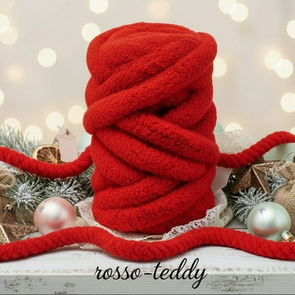 Velluto e cotone filato marshmallow borse chunky gigante imbottito