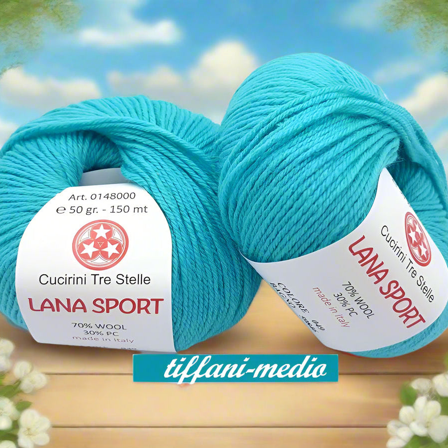 tiffani medio offerte filato misto lana vergine acrilico filo sintetico Sport Cucirini Tre Stelle gomitolo 50 g 150 metri colori inverno 2025 2026 uso uncinetto ferri da maglia e calza per guanti cappelli sciarpe scaldacollo maglioni copertine cappotto stole