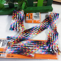 treccia multicolore per rammendo fili colorati da cucire acrilico di lana