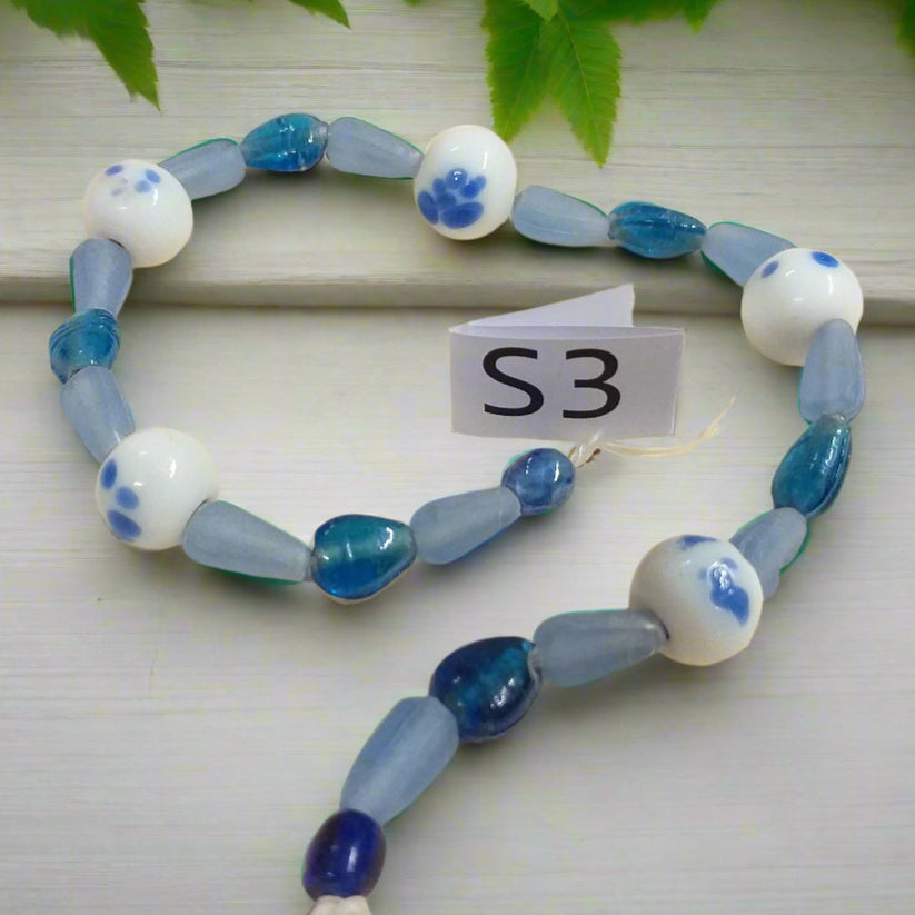 9 Fili Di Perline Di Vetro Trasparenti A Triangolo Piccolo – Perline Sfumate Per Gioielli Fai Da Te, Bracciali E Collane - 2