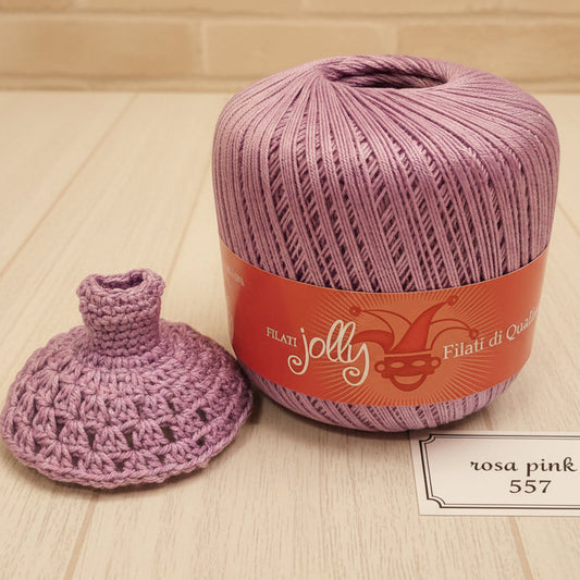 filati jolly rosa pink made italy filo cotone per uncinetto 1.25-1.75 offerta gomitoli uso crochet corredino bambine copertine scarpine cuffie scialle poncho costume lavori a maglia con ferri da calza