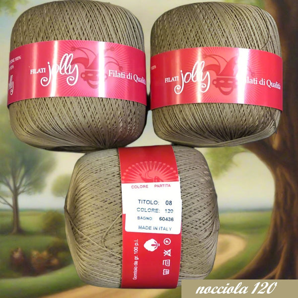Filato Giza 100% Cotone Mercerizzato E Gassato - Ovillo 50 Gr - Nº8, Colore Giallo Multicolore 1028 - Per Uncinetto E Lavori A Maglia, Prodotto In Spagna