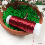 rosso carminio natalizio filo di ferro colorato 0.30 mm verniciato smaltato lucido metallizzato uso per fiori alberi bonsai piante perline hobby creativi uncinetto