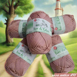 filo rosa antico 491 gomitoli uncinetto cucirini tre stelle filato fior di cotone grosso art 0360 mercerizzato uso amigurumi pupazzi bambole crochet borse costumi abbigliamento arredamento