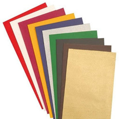 assortimento stock 10 fogli di cera decorativi per rivestire decorare candele di Natale artigianali fai da te particolari