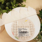 Micol S-8423A/17 mm 60 metri 25 panna made italy canetè organza rotolo nastro portaconfetti tirante foglie petali per costruire coccarda segnaposto packaging confezionamento bomboniere fai da te fiori di confetti