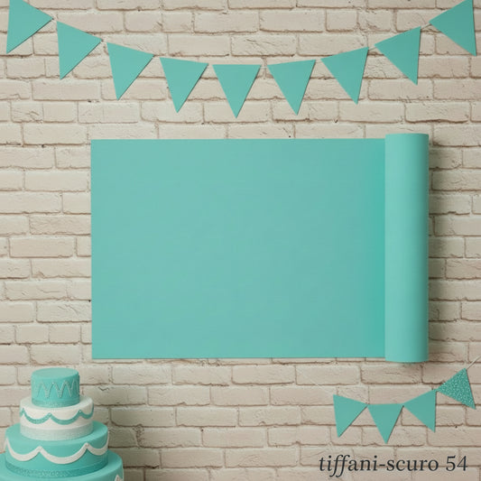 Stafil tiffani-scuro colore 54 fommy 2 mm gomma crepla eva spessa morbida modellabile uso lavoretti creativi bambini fiori giganti torte scenografiche compleanno centrotavola pasquale